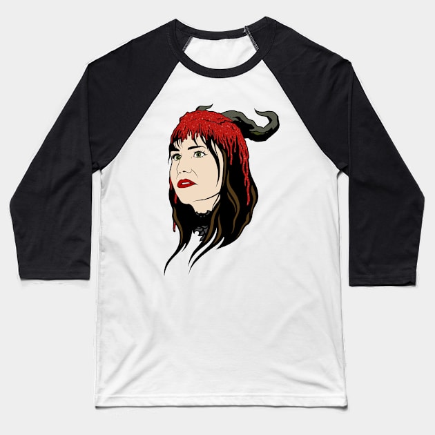 Nadja Baseball T-Shirt by Creative Terror